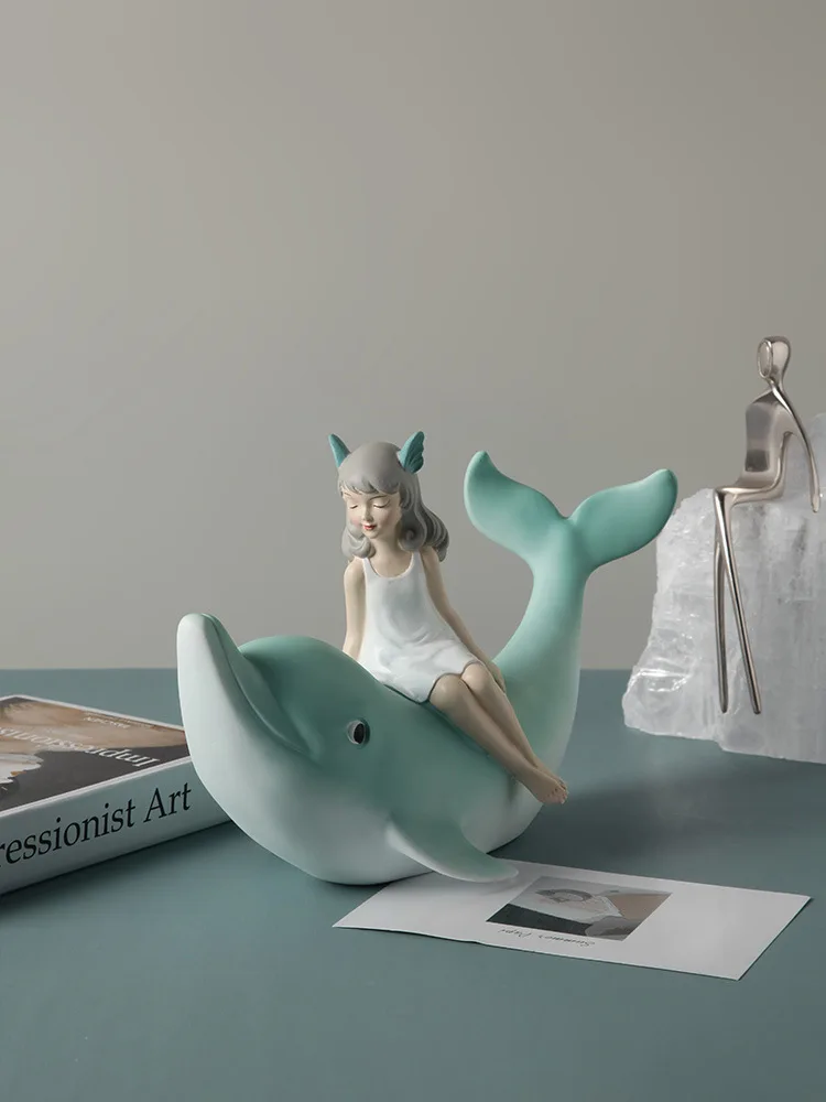 Новинка креативное украшение Русалка журнальный столик для гостиной лоток