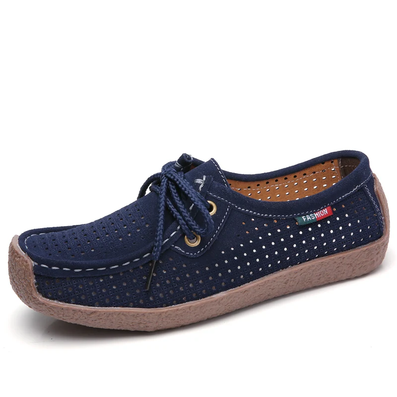 2019 летние женские лоферы Кожаные Замшевые туфли на плоской подошве