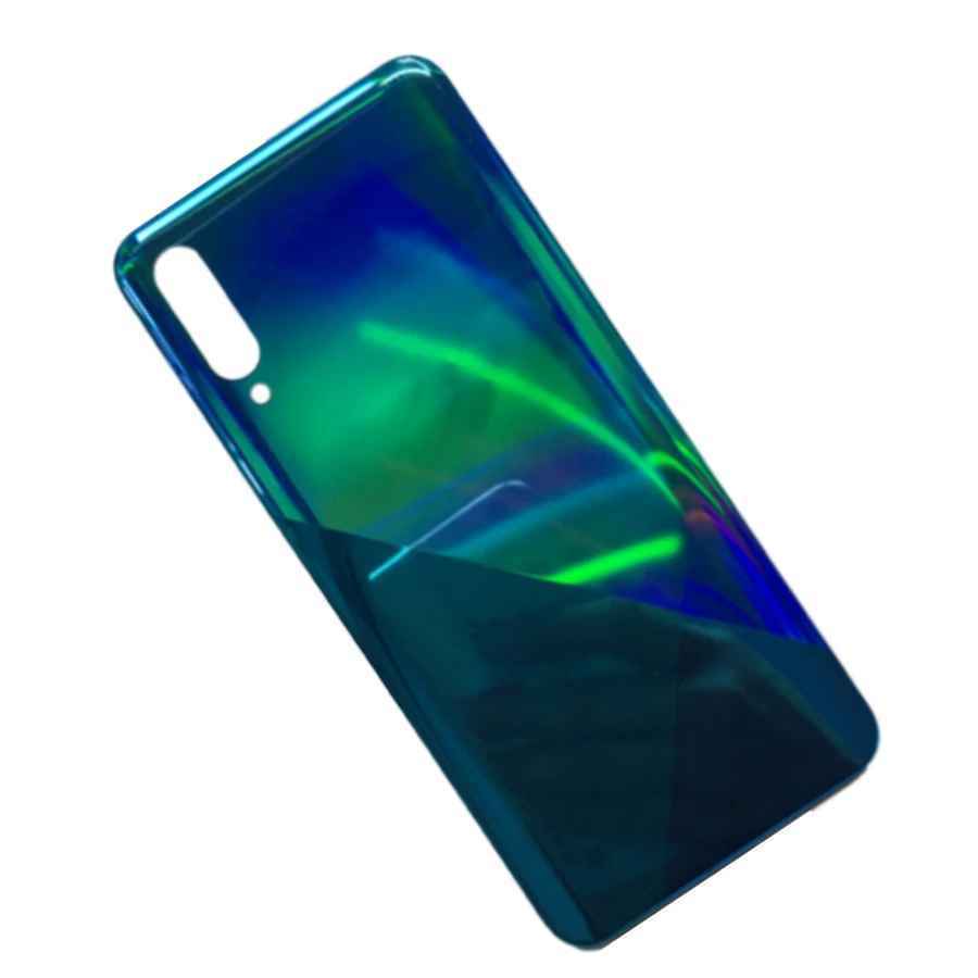 Корпус для samsung A50S Задняя крышка батареи задняя дверь Корпус чехол стеклянная панель Замена для samsung A50s A507 крышка батареи