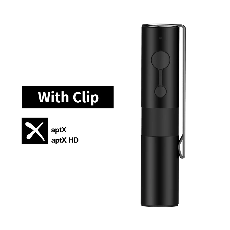 With Clip Hagibis Bluetooth 5,0 передатчик приемник 2-в-1 3,5 мм Джек аудио Aptx Беспроводной адаптером AUX для ТВ наушники ПК автомобиля nintendo - Цвет: With Clip