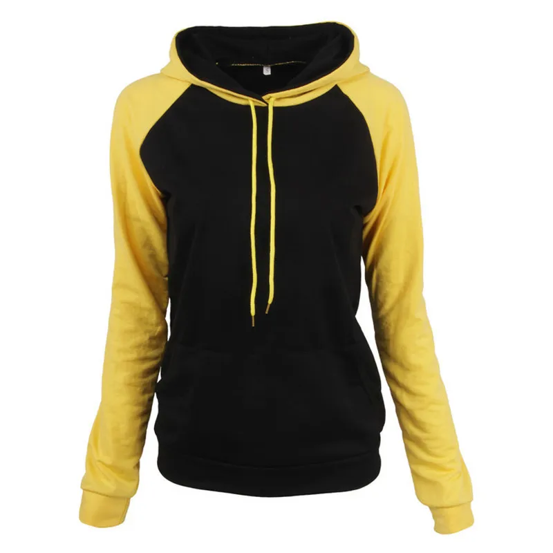 Модные толстовки QNPQYX женские свитшот толстовка в стиле пэчворк пуловер с