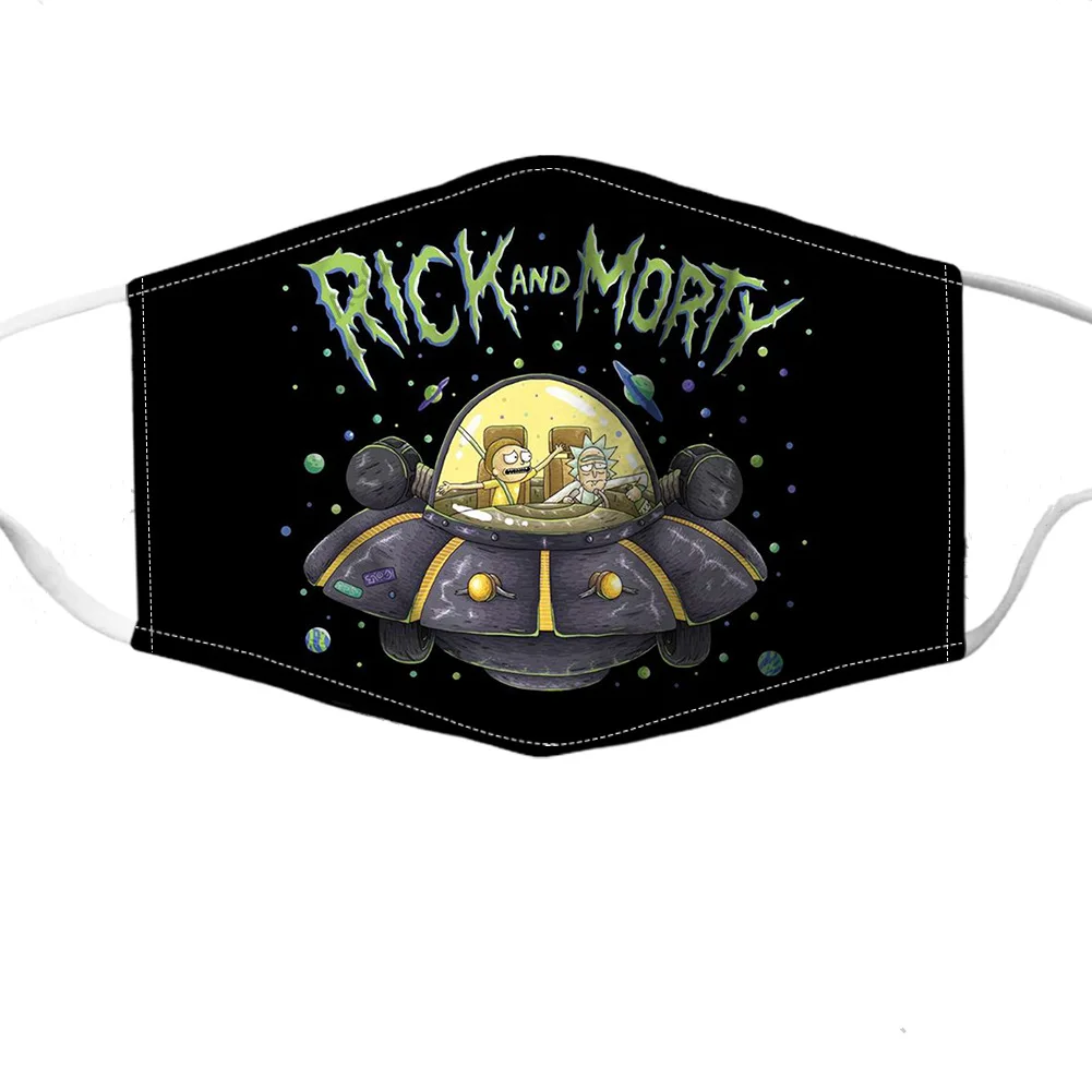 Рик и Морти Рождество маски 3D модные платья для детей взрослых чехлы рот косплей