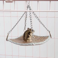small pet hammock swing cage summer breathable mesh hamster squirrel cage bed mat for ventilation net cloth small animal supply