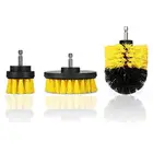 Набор щеток для электрической дрели, комплект пластиковых круглая Чистящая щетка для чистки ковров и стекол автомобиля, 3 шт.компл., 23, 54 дюйма