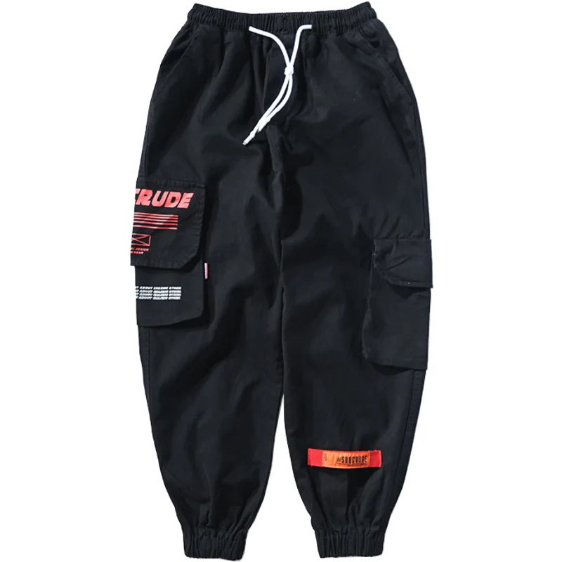 

Cool Mens Cargo Pants Casual Hip Hop Pants High Streetwear Plus Size Autumn Winter Harem Pants Cool Boys Japan New Joggers