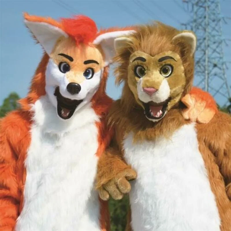 Косплей льва маскарадный костюм животного Хэллоуин Вечерние игры Необычные