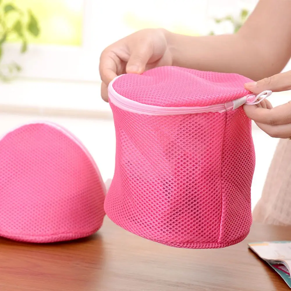 

Reusable Convenient Bra Wash Bag Portable Pink Mesh Underwear Laundry Bags Pouch Basket Washing Machine Cleaner Laundry Machine