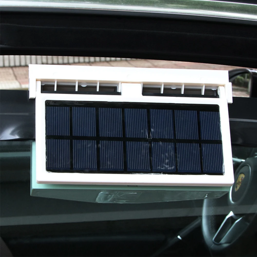 Автомобильный вентилятор на солнечной/USB-батарее с двойной зарядкой - купить по