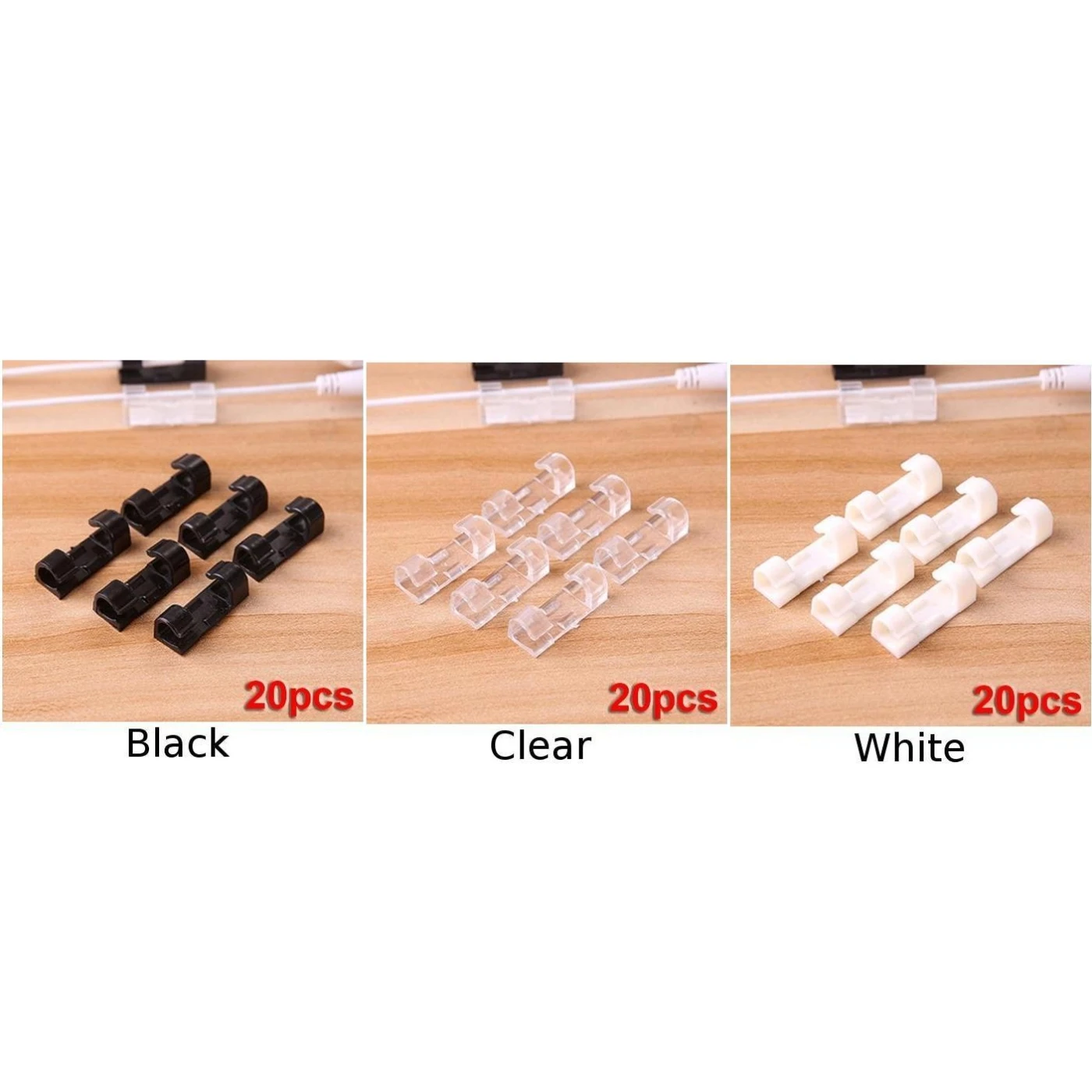 20 шт. зажимы для кабелей и | Строительство ремонт