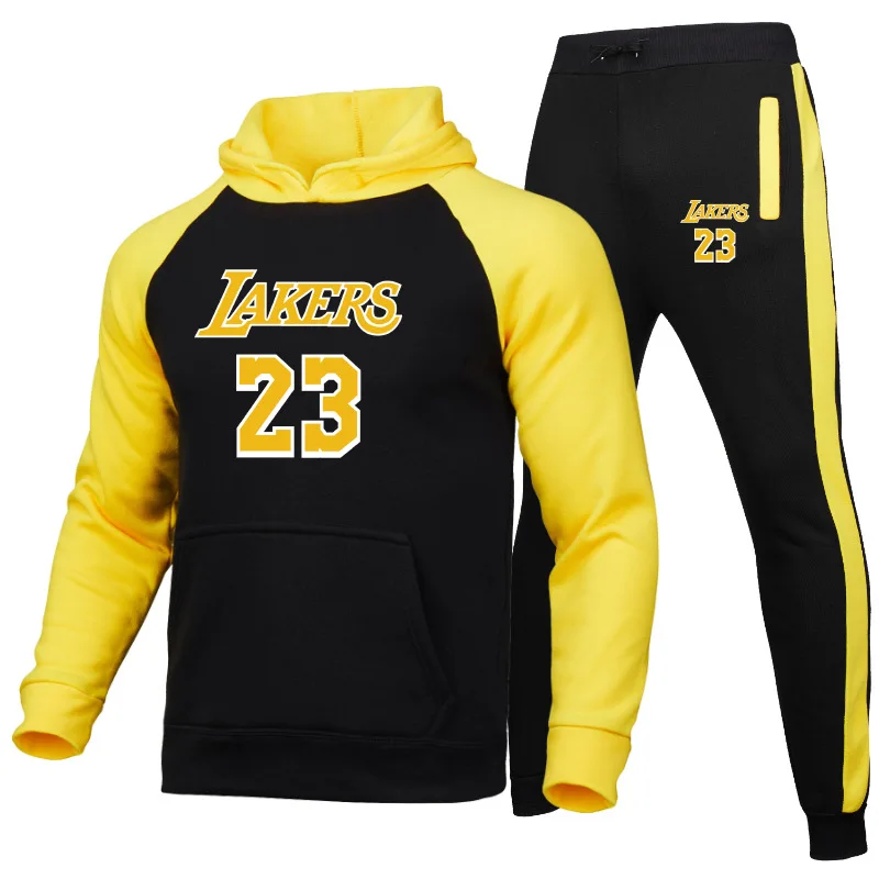 

2021 Autumn and winter new Men Sweatshirt Sporting Sets Winter Jacket + Pants Casual Clothing Men's Track Suit Sportswear Coat