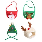 Рождественские банданы для домашних животных, ошейник для собак, кошек, Рождественская, женская, новогодняя плюшевая шапочка, Санта-Клаус для искусственных предметов