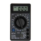 Цифровой мини-мультиметр DT830B с ЖК-дисплеем, вольтметр, амперметр, Омметр, постоянный ток, переменный ток 7501000 В, ручной тестер, тестовая защита с зондом