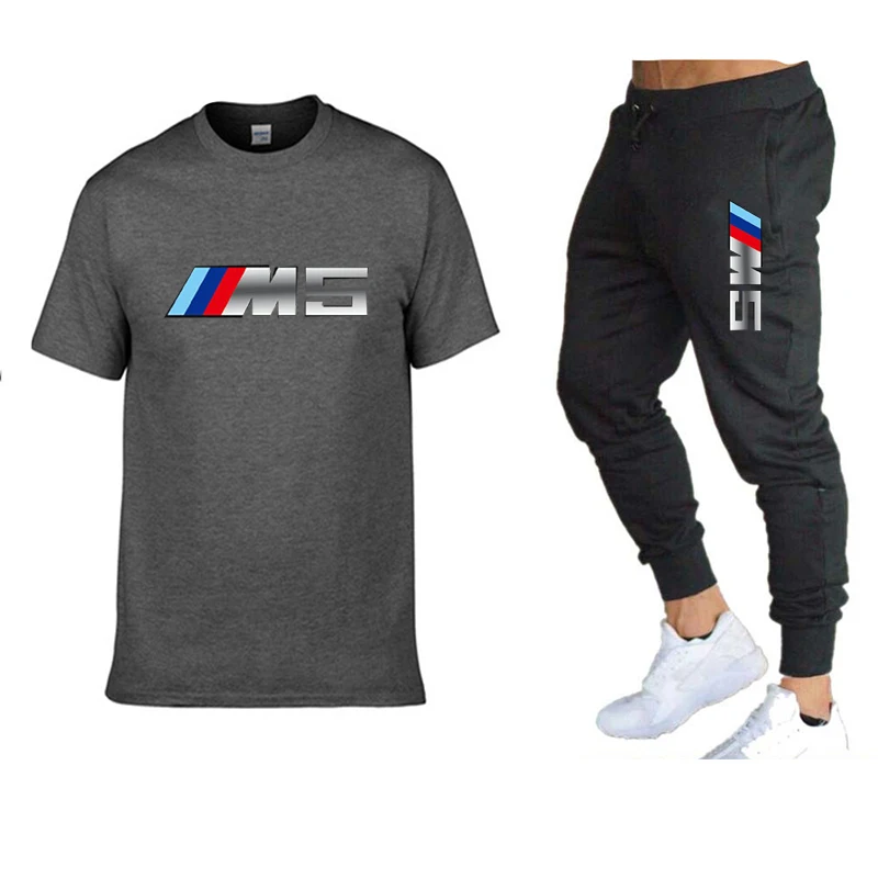 

Men's Casual men's sets Tracksuit summer men sets Two Piece Set T Shirt Brand Track Clothing Male Sweatsuit Sports Suits S-3XL