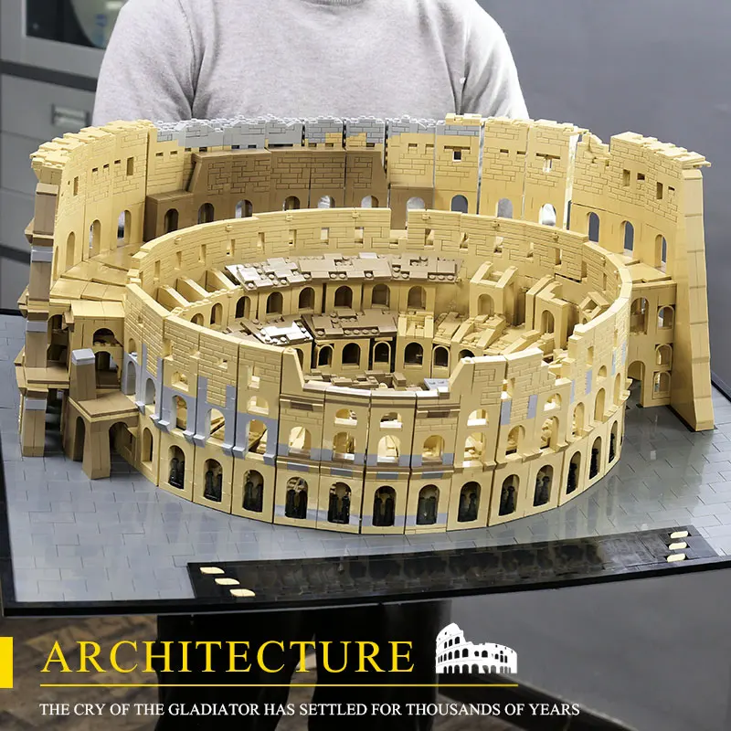 

MOC 6466pcs Streetview The Architecture Colosseums model sets Building Blocks Assemble Bricks Kids DIY Toys Christmas Gifts