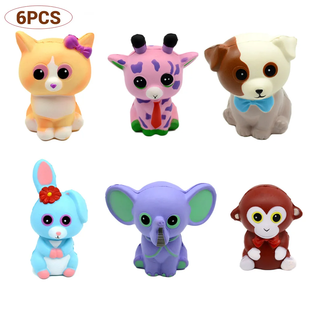 6 шт./лот стильная футболка с изображением персонажей видеоигр животных мягкий