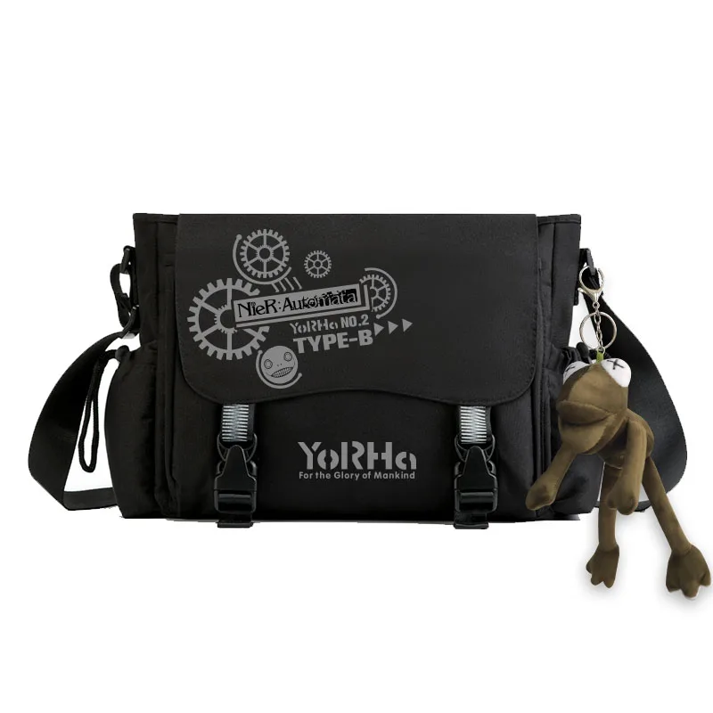 Сумка на плечо унисекс из ткани Оксфорд для косплея модный школьный портфель