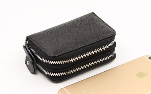 Первый слой кожи сканирующая кожаная сумка для карт импортные товары двойная