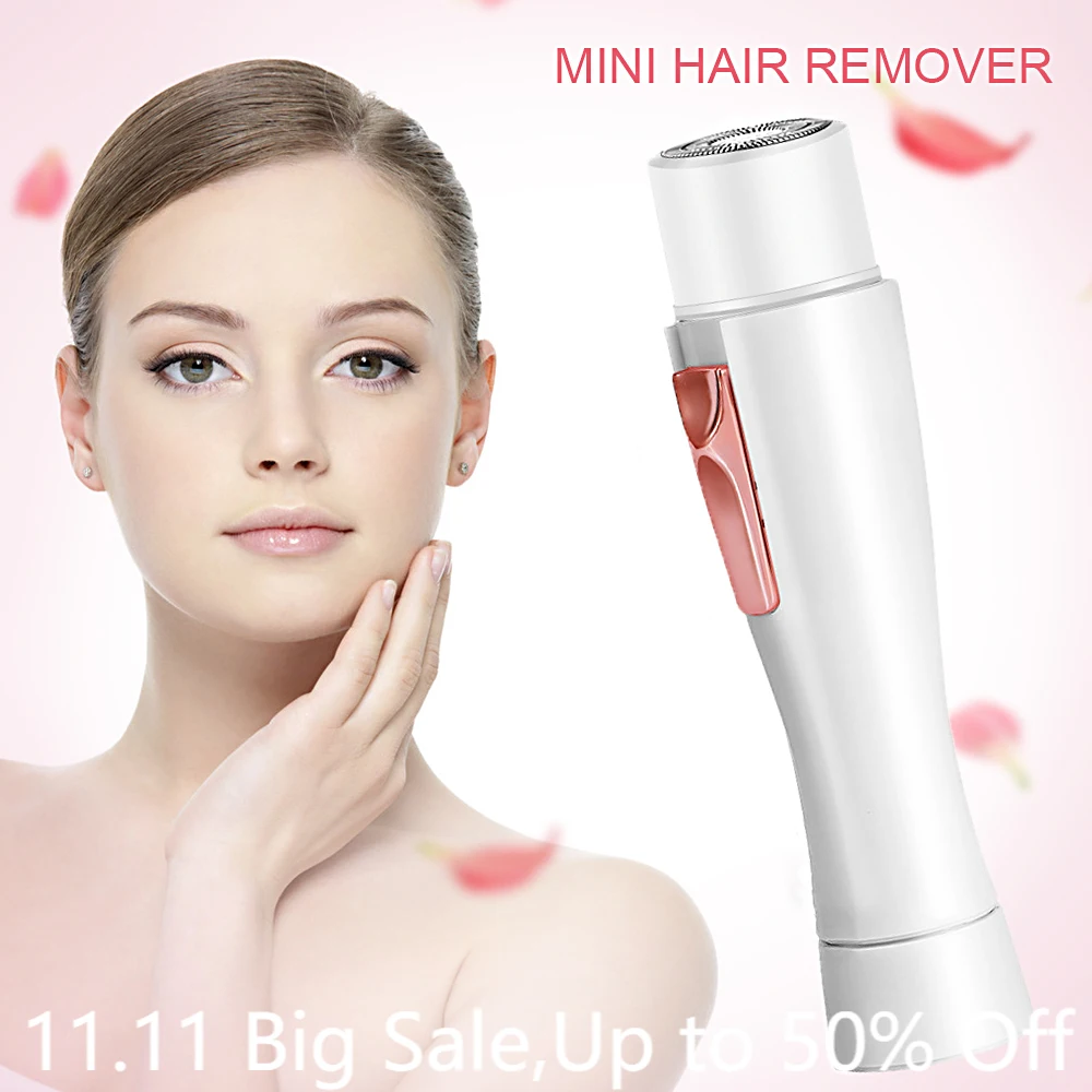 Женский мини Электрический эпилятор бритва для женщин женский лица зоны бикини