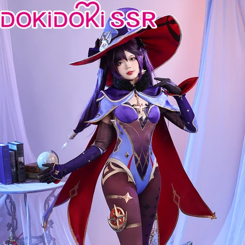 Косплей костюм Мона Genshin Impact DokiDoki-SSR хлопок
