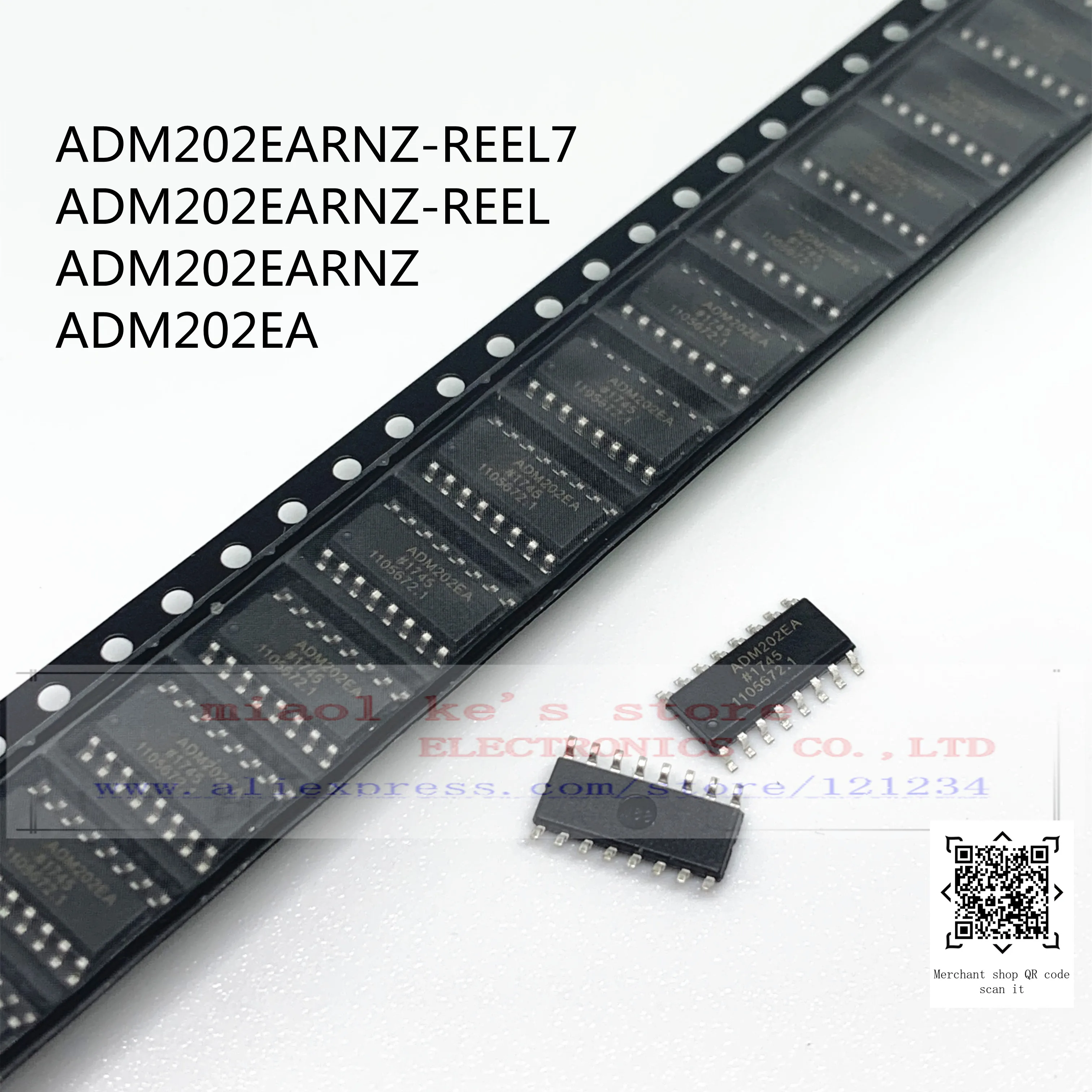 [5 шт. 10 шт.] 100% новинка оригинал ADM202EARNZ REEL7 ADM202EA IC TXRX RS232 5 в 15 кВ 230 Кбит/с 16soic|Диоды| |