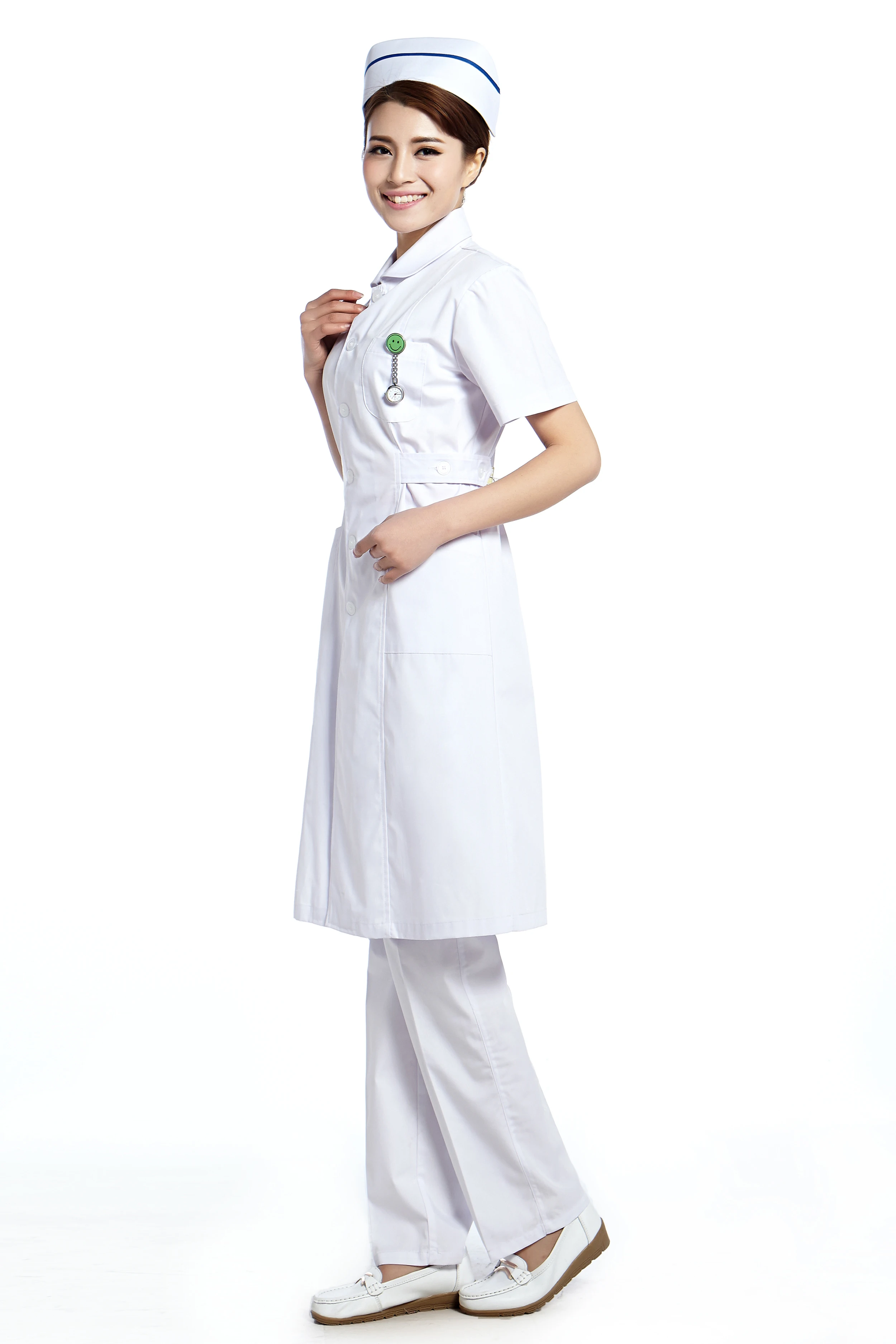 Женская форма медсестры медицинская одежда для больничной аптечной формы белое