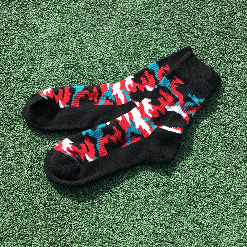 Носки мужские утепленные для спорта на открытом воздухе камуфляжные