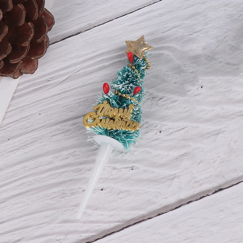 5 шт./компл. Веселая Топпер на Рождественский торт мини-украшения для