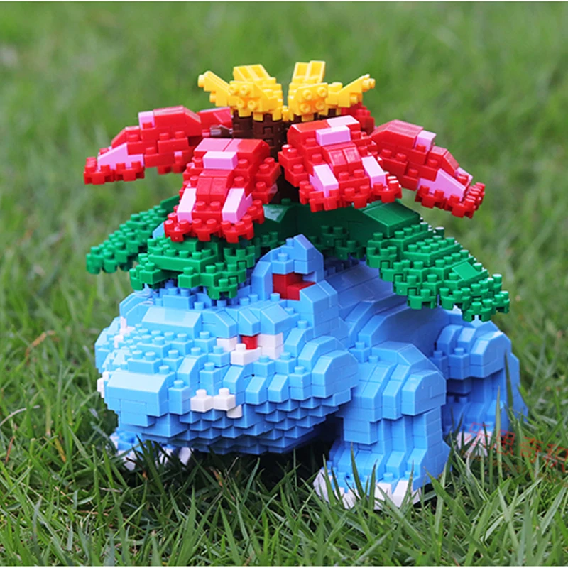 Карманный Монстр Чаризард Blastoise Venusaur Gyarados Snorlax Arcanine Ash животное Алмаз Мини Строительные маленькие блоки игрушка без коробки