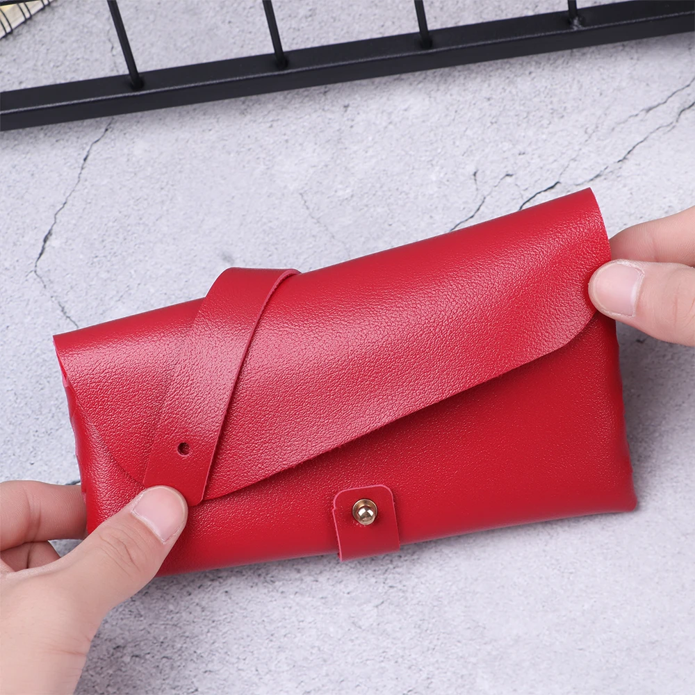 Чехол для очков мужской/женский из ПУ кожи модный портативный магнитный складной