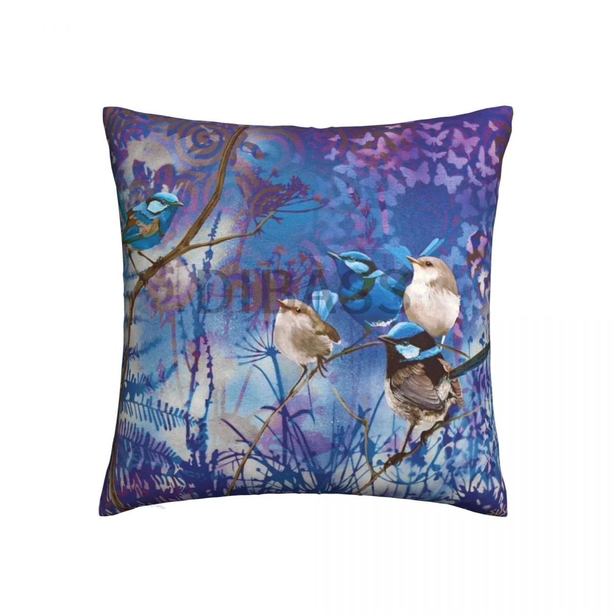 

Wrensday Morning - Superb And Splendid Wrens - Floor Pillow Throw Pillows for sofa