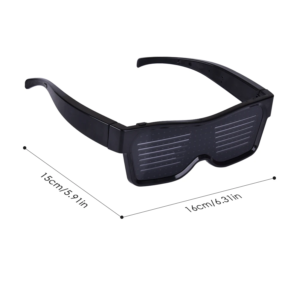 Волшебное светодиодное Светящееся Стекло с Bluetooth управление через приложение