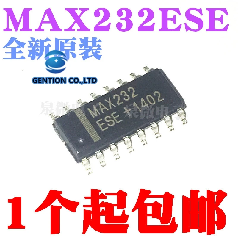 

10PCS MAX232ESE MAX232 SOP16 RS232 transceiver chip in stock 100% new and original