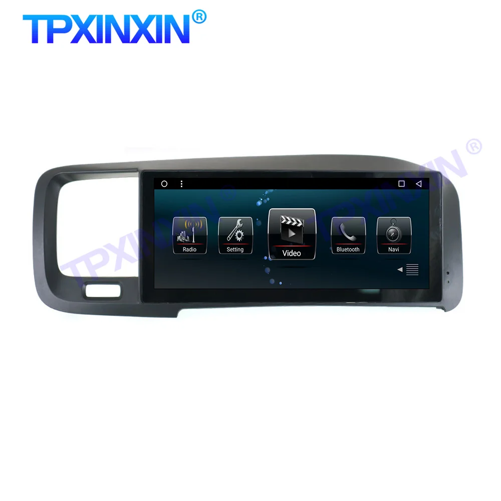 

For Volvo S60 V60 2011-2017 Android 10.0 4+64G Carplay DSP Multimedia Player Auto Stereo tape recorder Navigation GPS head unit