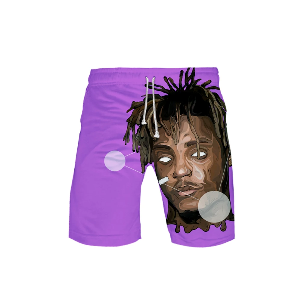 Шорты Rapper Juice WRLD мужские летние в стиле хип-хоп ловушка для эмо светящиеся мечты