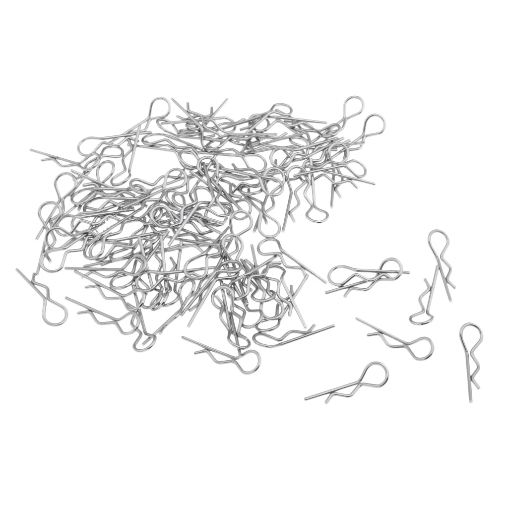 100 pack зажимы для кузова r cotter булавк