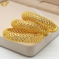 xuhuang african bangles jewelry indian middle eastern luxury wedding gift nigerian arab moroccan gold plated jewellery wholesale
