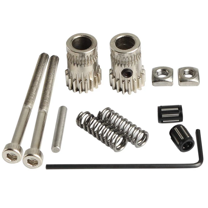 

Аксессуары для 3D-принтера, детали MK2/MK2.5/MK3, экструдер, комплект приводного механизма, клонированный Btech, двойная передача s, стандартный компл...