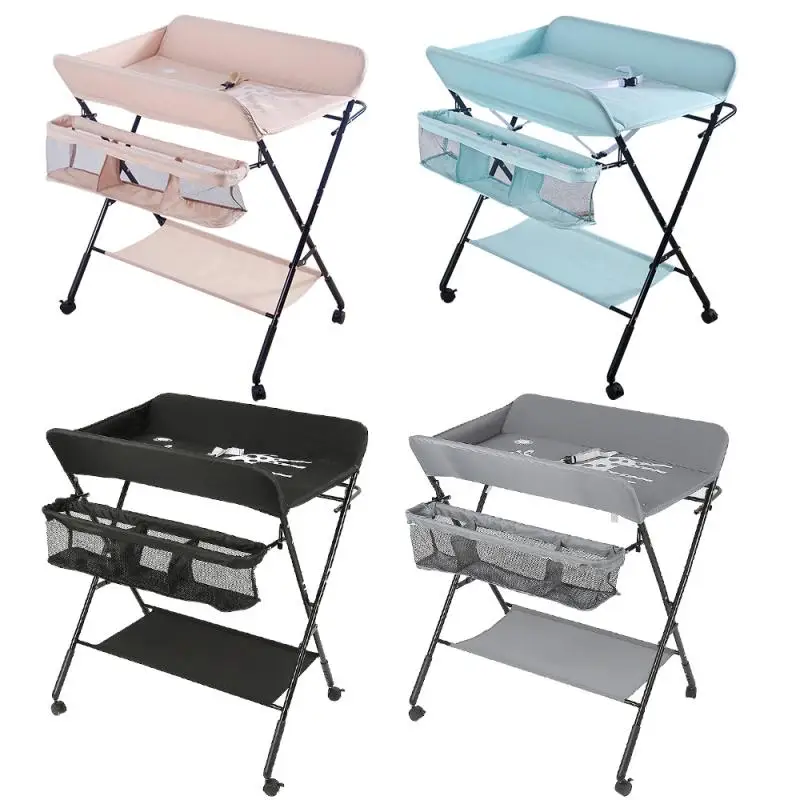 

Diaper-Changing Table Desk Newborn Baby Change Baby Care Table Foldable Changing Cambiador Infant Meubles Table À Langer HWC