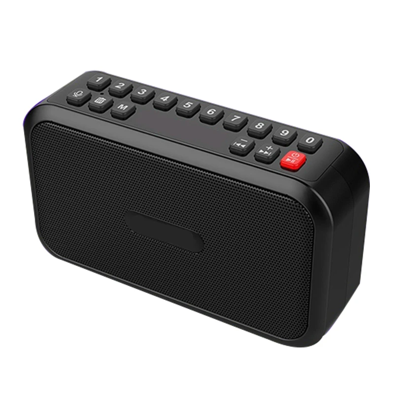 

Hands-free Calll Speaker BT5.0 Sound Recorder FM Radio TF Card Player USB Disk Play With Subwoofer