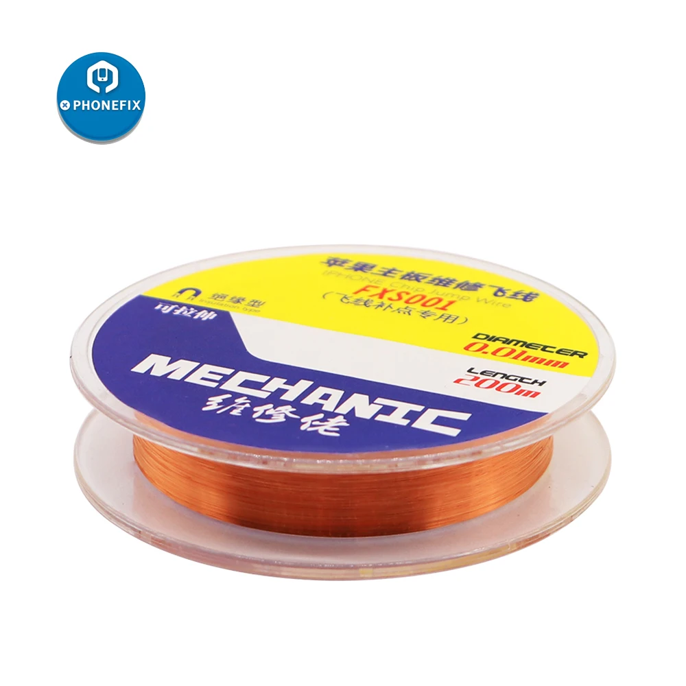 PHONEFIX 0 01 мм изолированные пайки джемпер провод медный для Мобильный телефон