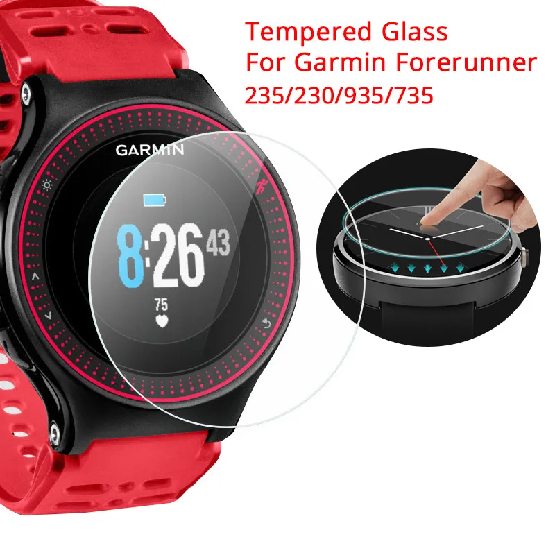 Для Garmin Forerunner 735XT закаленное Стекло с уровнем твердости 9H 2.5D Премиум Экран