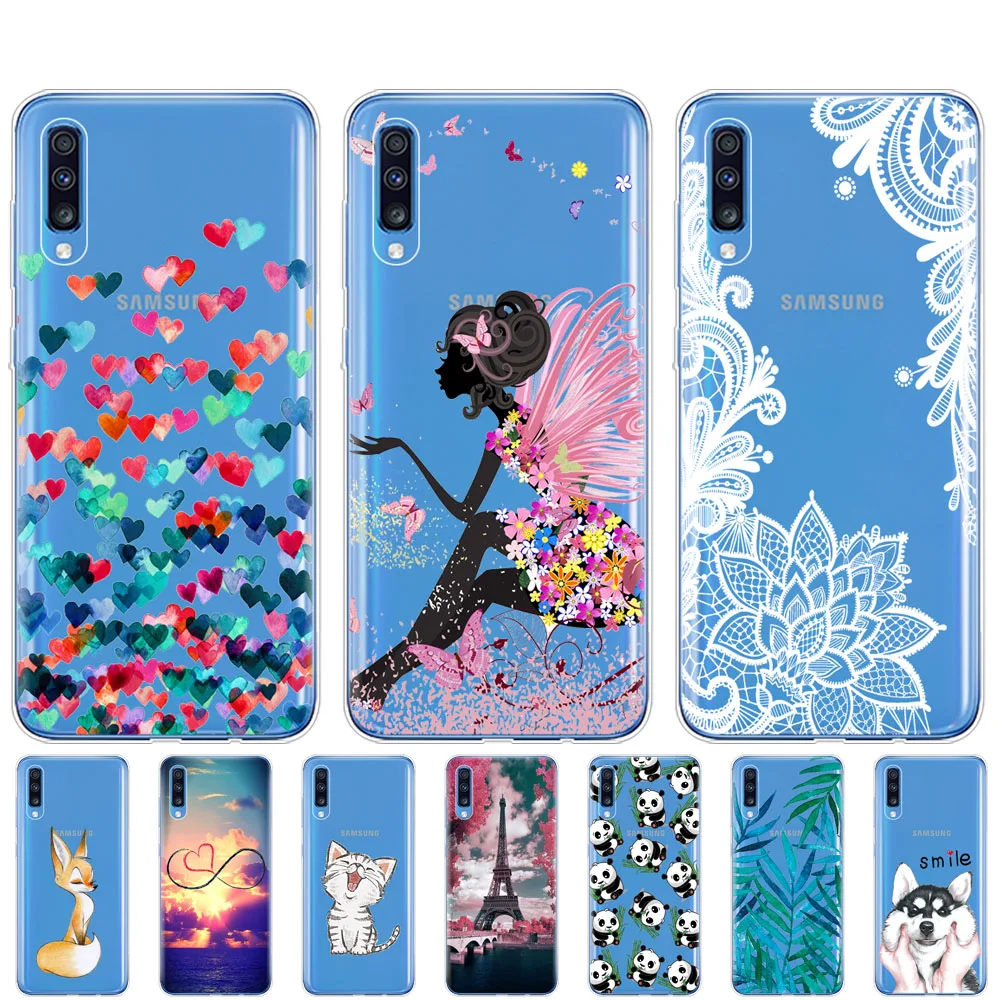 Чехол для samsung A70, мягкий чехол из ТПУ для телефона, чехол для samsung Galaxy A70, силиконовый чехол A 70 A705 A705F, бампер