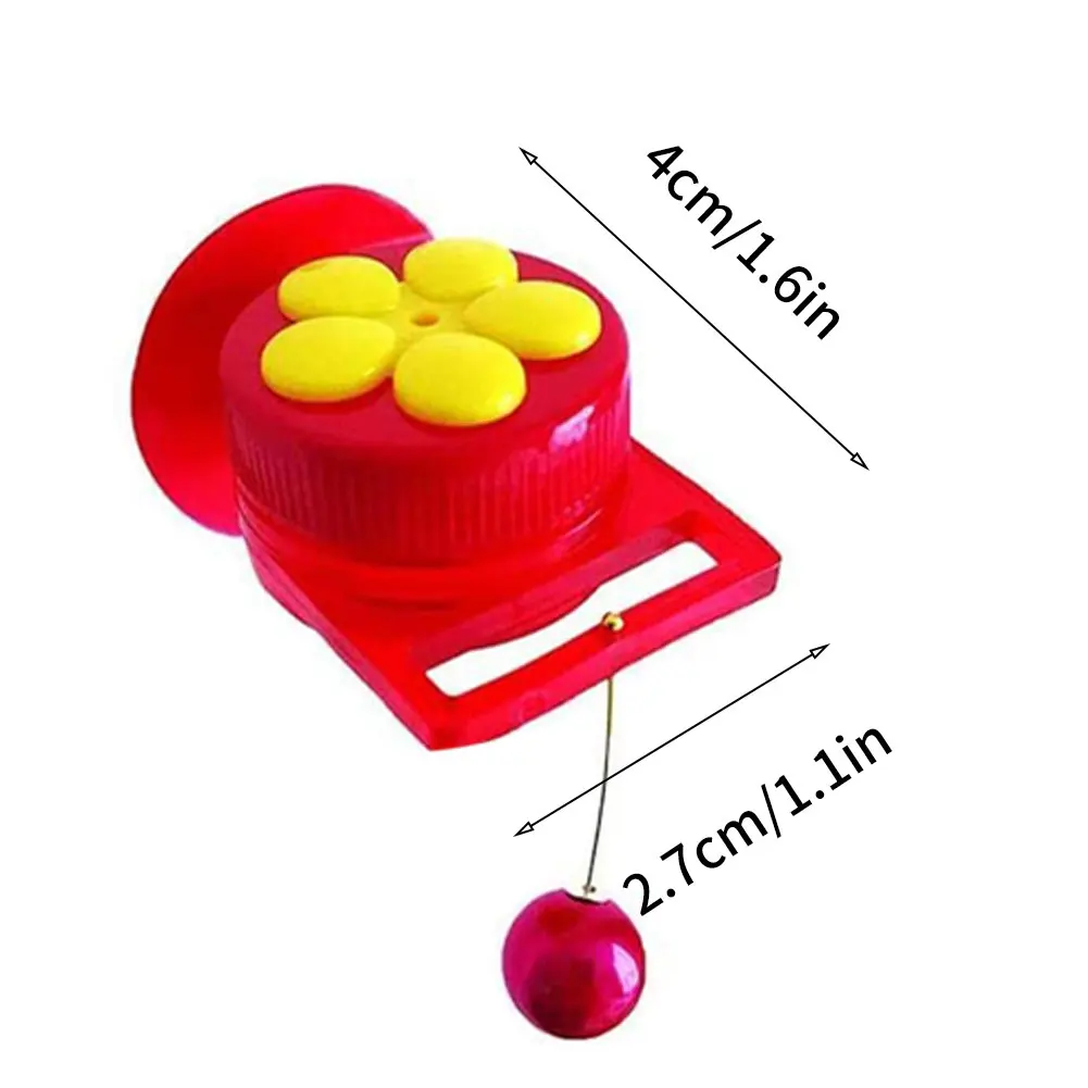 

Hummingbird Feeder Plastic Garden Bird Feeding Device Small Handheld Bird Flower Feeder Decoration for Outdoor Indoor 3 Set