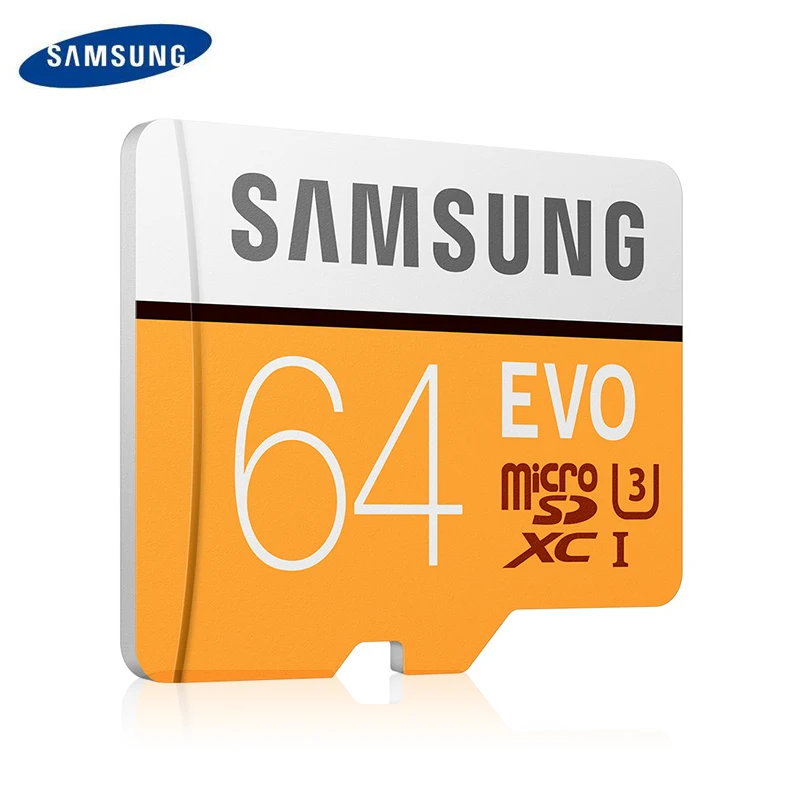 SAMSUNG карта памяти Micro SD карты 32 ГБ 64 128G tf SDHC/SDXC Max 95 м/с EVO объемом Гб или 128 C10 TF Транс