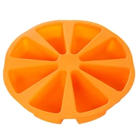 silicone cake mould 8 point scones baking mould jelly cake mould kitchen baking tool orange pizza pan