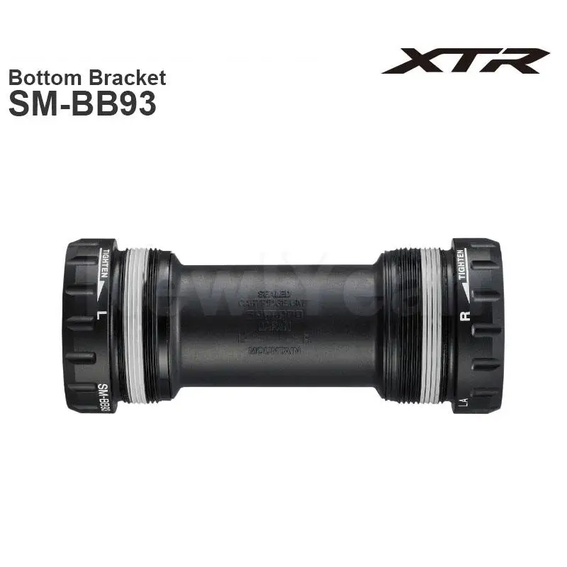 SHIMANO-soporte inferior XTR M9000 SM-BB93, pieza con rosca, HOLLOWTECH II, 68/73mm de ancho