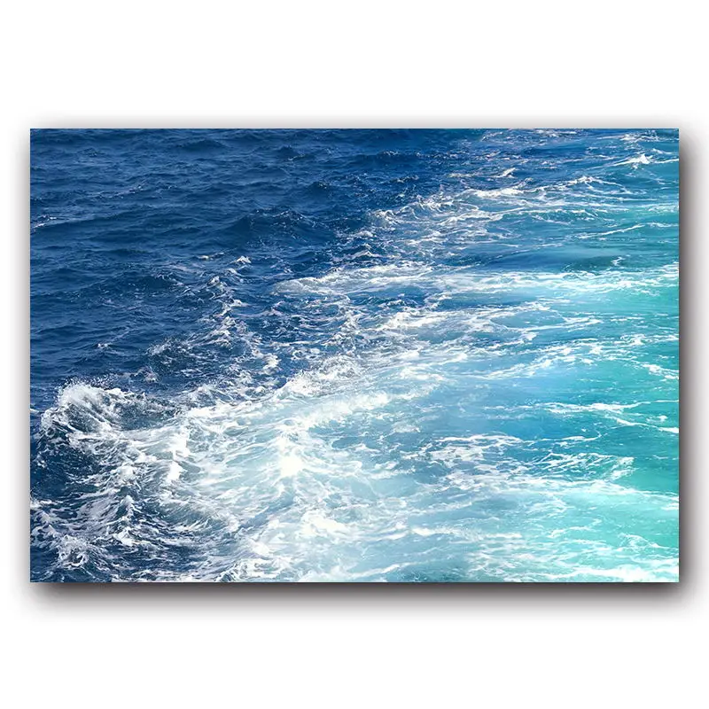 

Coconut Tree Feather Sea Wall Canvas Painting Leaf Ocean Seascape Nordic Posters And Prints Decorative Picture Home Decoration