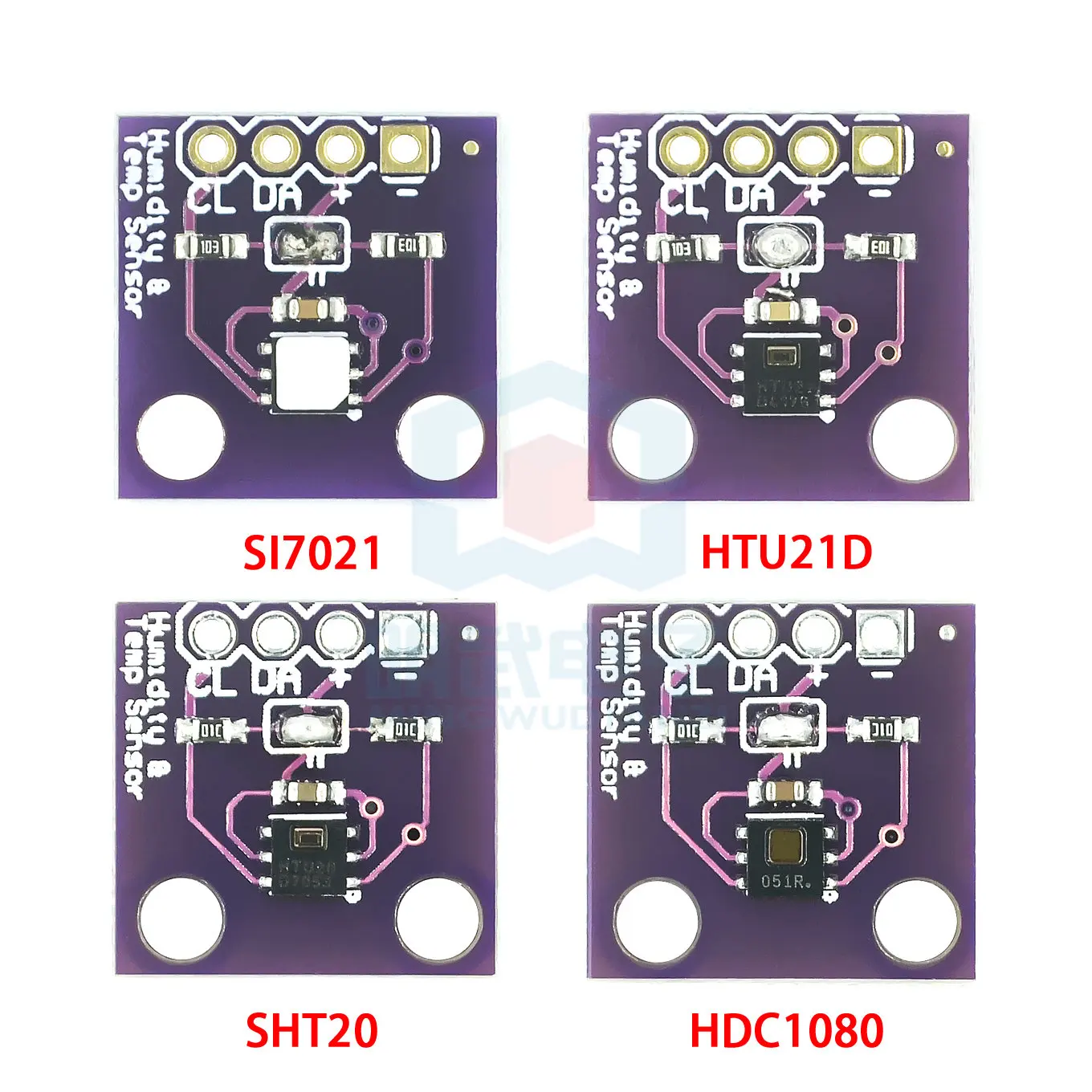 HDC1080 Si7021 SHT20 HTU21D I2C цифровой модуль датчика температуры и влажности высокой