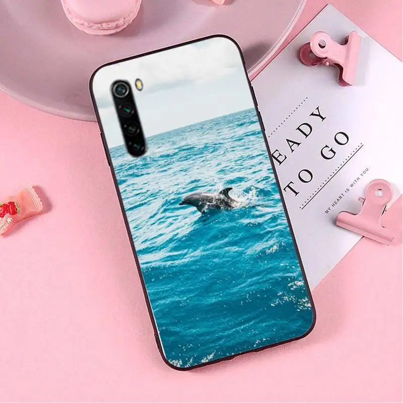

Shark Whale Dumpling Phone Case for xiaomi note max mi 3 7 8 9se Redmi 7 7a 8 8t 10 pro lite cases cover