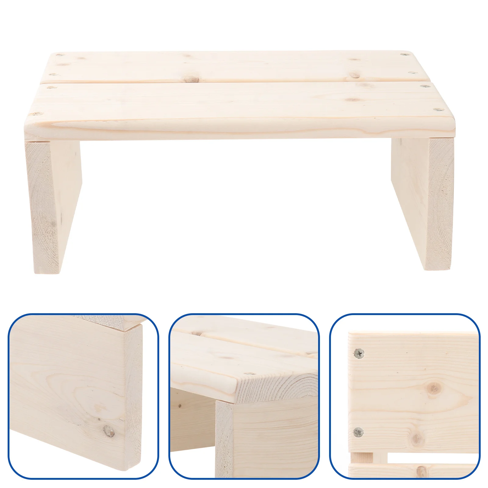 

1Pc Bathroom Children Stool Bedside Stool Closestool Non-slip Footstool Base